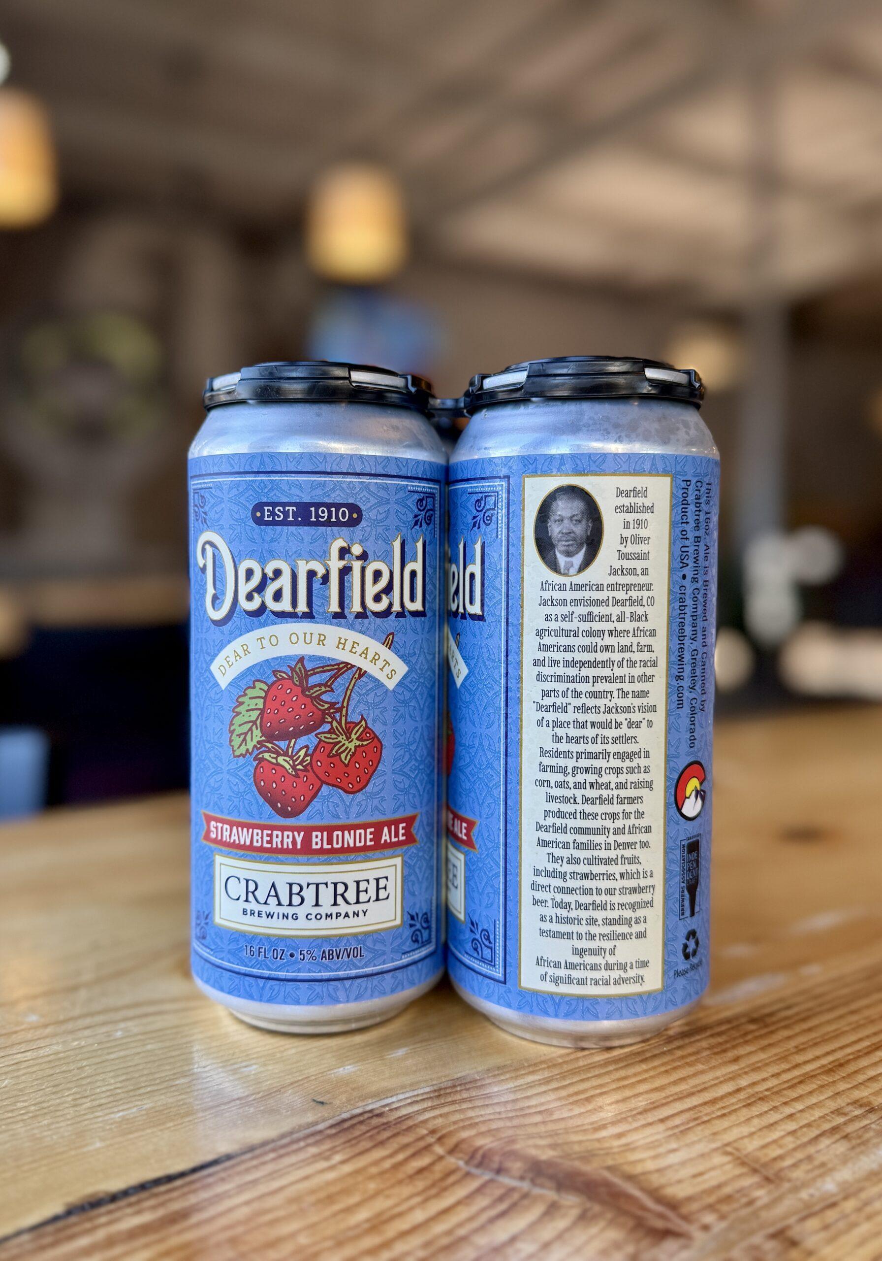 Dearfield Ale can